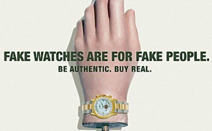 Fake watches for fake people